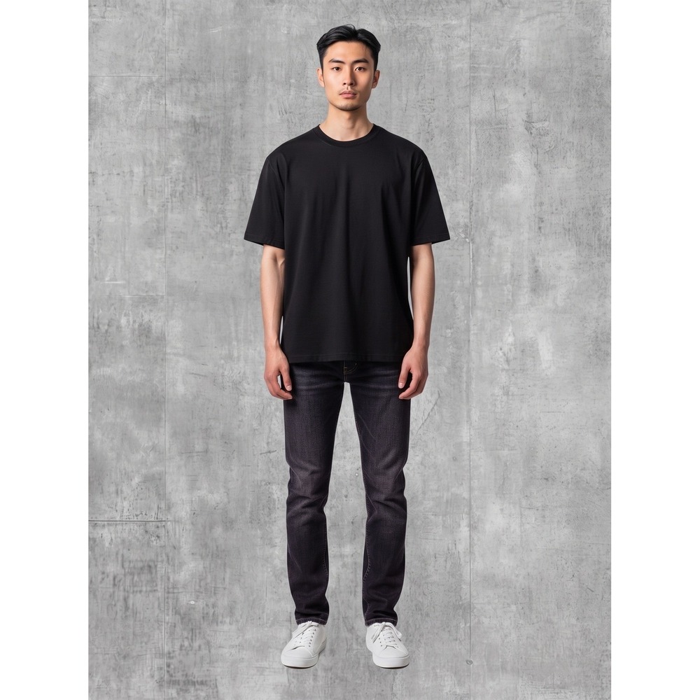 Saint Laurent Paris D02 M/SK-LW Skinny Jeans Faded Black Mens Italy 419849